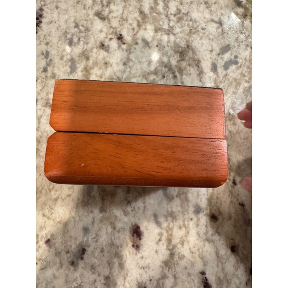 Smith Wesson Wooden Keepsake Box Jewelry Storage Display Case Engraved Logo - Picture 5 of 10